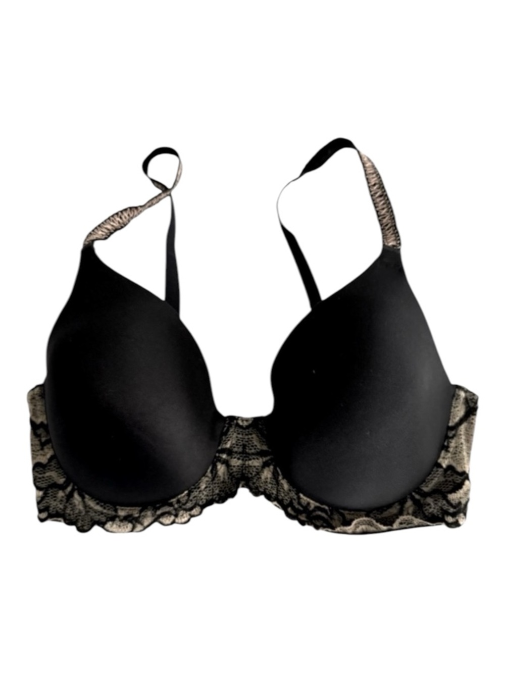 Wacoal Lost in Lace Contour Bra Black Size 32D